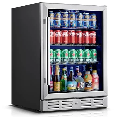 Kalamera 24" 154-Can Beverage Refrigerator - Rank 3 in Best Beverage Refrigerators of 2025