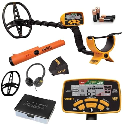 Garrett ACE400 Metal Detector and Pro-Pointer Bundle - Rank 9 in Best Metal Detectors of 2025