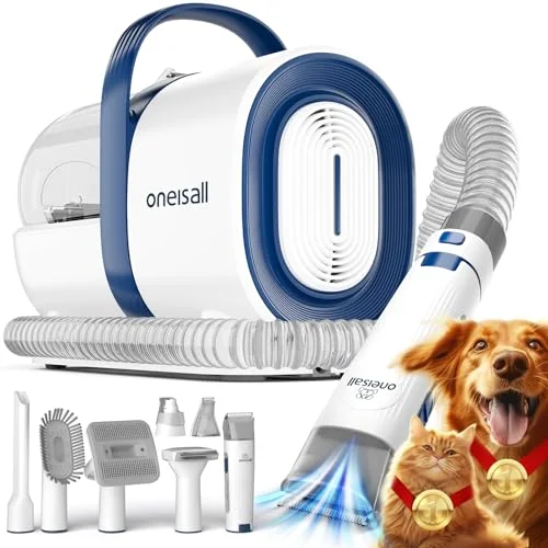 oneisall Dog Hair Vacuum & Grooming Kit - Rank 2 in Pet Grooming Vacuums of 2025