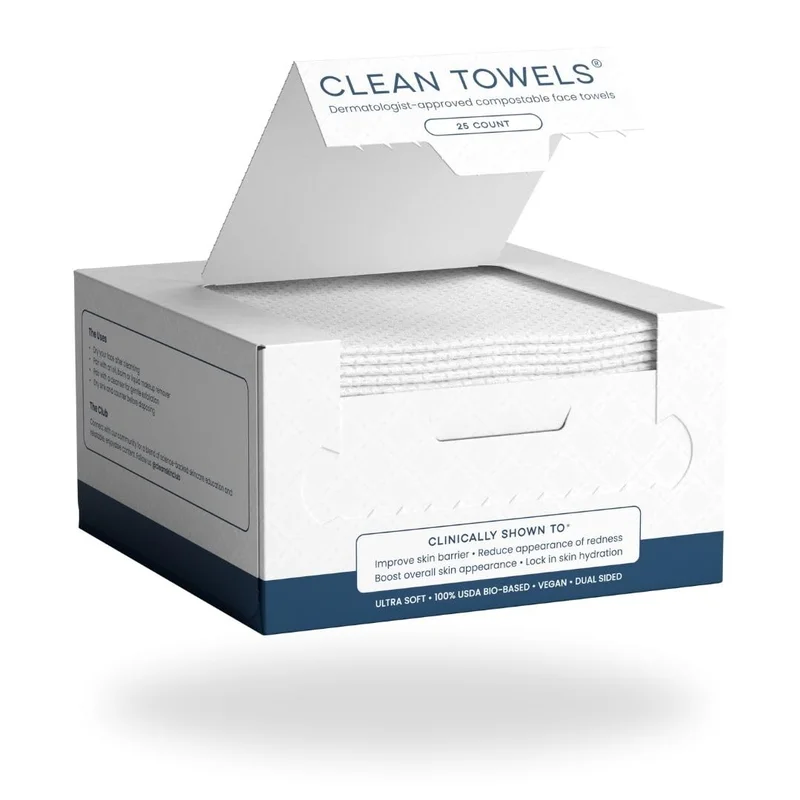 Clean Skin Club Clean Towels, 100 ct, 4 pack - Rank 10 in Best Face Towel of 2025