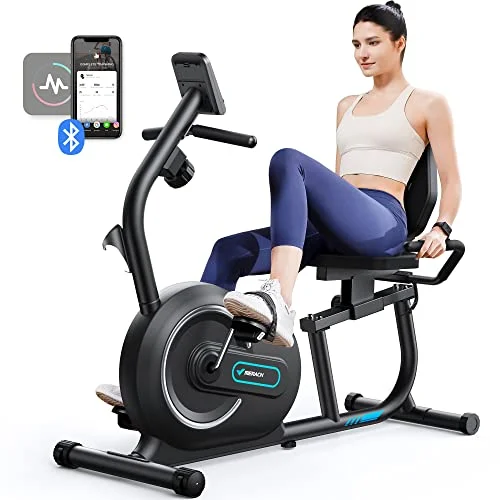 MERACH S08 Smart Bluetooth Recumbent Exercise Bike - Rank 8 in Best Recumbent Bike of 2025