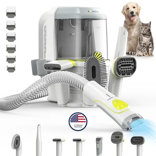 PawsPik Professional Dog and Cat Grooming Kit - Rank 10 in Pet Grooming Vacuums of 2025