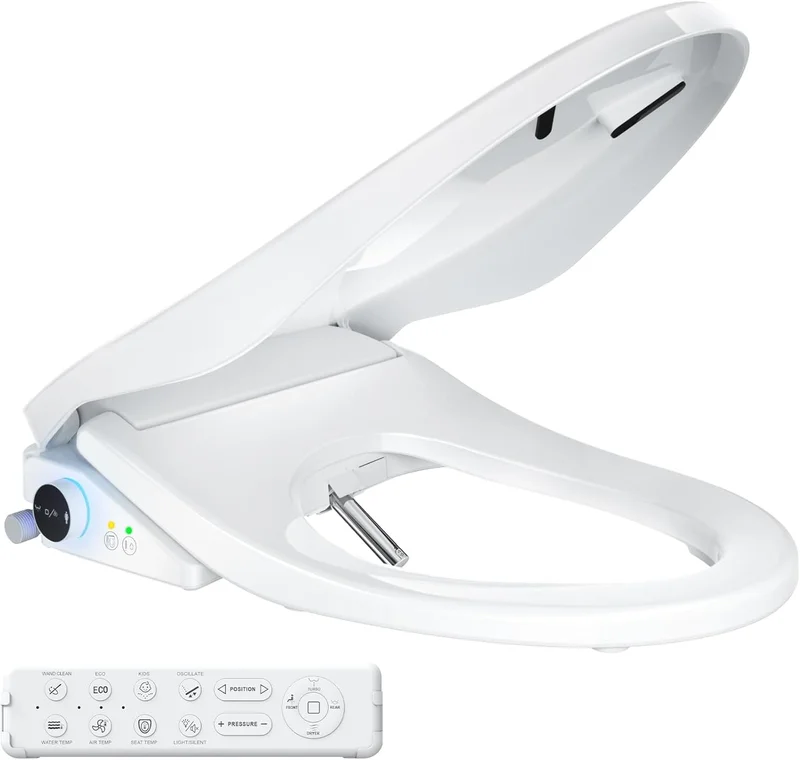 SmartWhale Electric Bidet Toilet Seat Elongated - Rank 4 in Best Bidet Toilet Seats of 2025