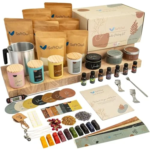 SoftOwl Premium Soy Candle Making Kit - Rank 4 in Best Candle Making Kit of 2025