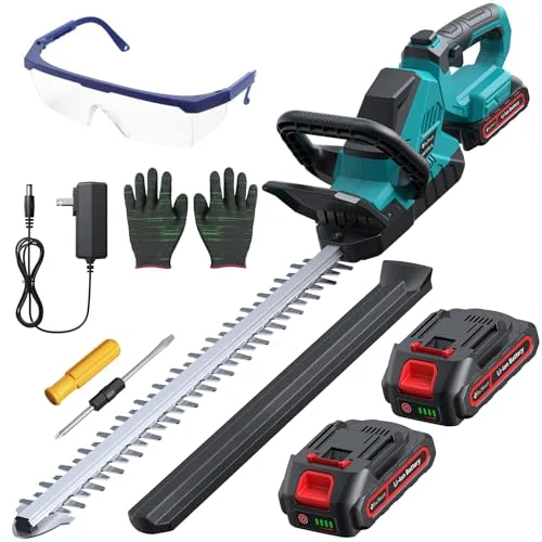 DocSmart Cordless Hedge Trimmer 20" - Rank 7 in Best Hedge Trimmer of 2025