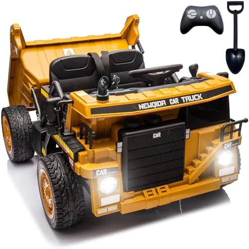 NEWQIDA 24V Kids Electric Dump Truck - Rank 6 in Best Power Wheels of 2025