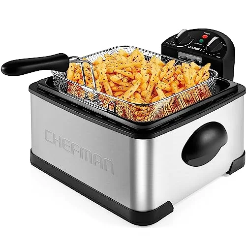 Chefman XL Deep Fryer 4.5L Stainless Steel - Rank 7 in Best Deep Fryers of 2025