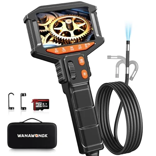 WANAWONG K Two-Way Articulating Borescope Camera - Rank 8 in Best Borescopes of 2025