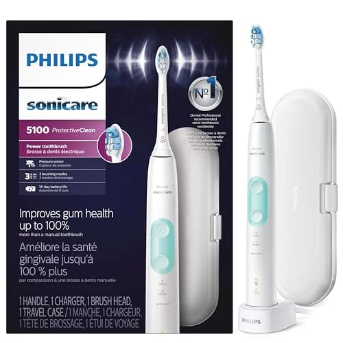 Philips Sonicare ProtectiveClean 5100 Electric Toothbrush - Rank 10 in Best Electric Toothbrush of 2025