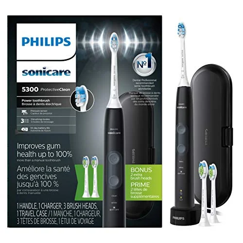 Philips Sonicare ProtectiveClean 5300 Electric Toothbrush Black - Rank 3 in Best Electric Toothbrush of 2025