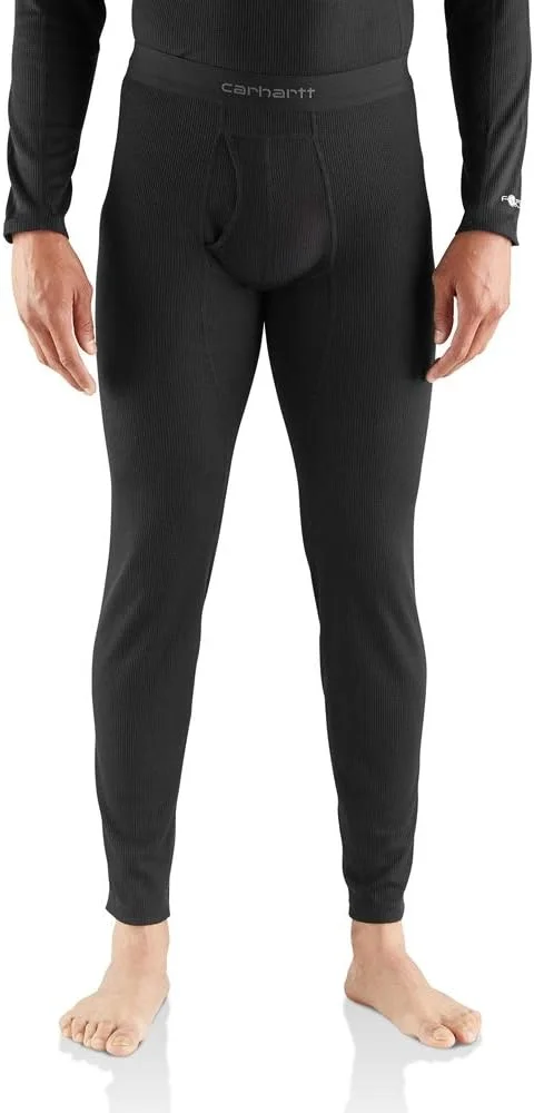 Carhartt Men's Midweight Thermal Base Layer Pant, Black, Large - Rank 5 in Best Long Johns For Men of 2025