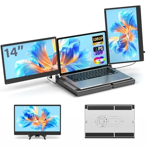 POTTMACEE 14" FHD Laptop Screen Extender - Rank 5 in Best Laptop Screen Extender of 2025