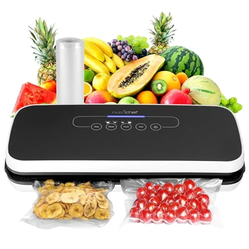 NutriChef Vacuum Sealer with Starter Kit - Rank 8 in Best Vacuum Sealer of 2025