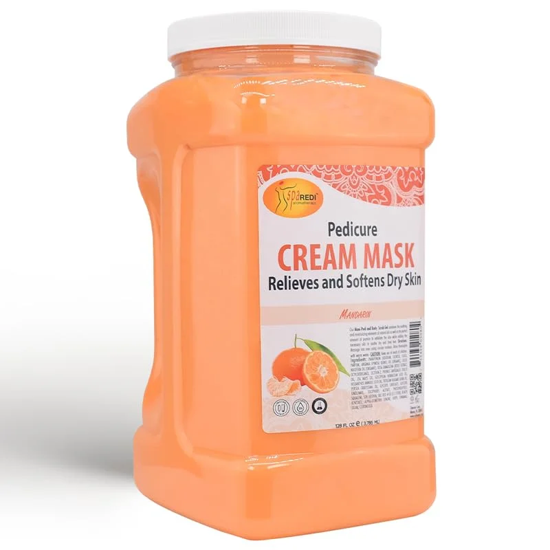 SPA REDI Body and Foot Cream Mask, Mandarin - Rank 9 in Best Feet Peeling Mask of 2025
