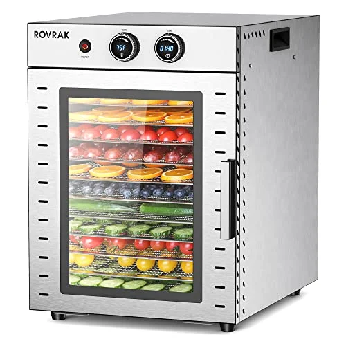 ROVRAk Stainless Steel Food Dehydrator - Rank 4 in Best Food Dehydrators of 2025