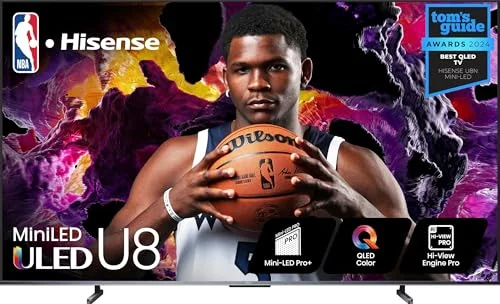 Hisense 100-Inch U8 Series Mini-LED 4K UHD TV - Rank 3 in Best Hisense 100 Inch Tv of 2025
