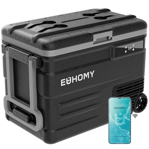 EUHOMY 12 Volt Refrigerator 59QT (55L) - Rank 5 in Best Car Refrigerator of 2025