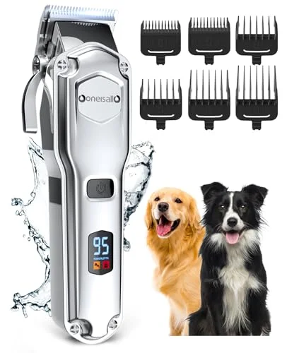 oneisall Dog Clippers for Thick Coats - Rank 4 in Best Dog Grooming Clippers of 2025