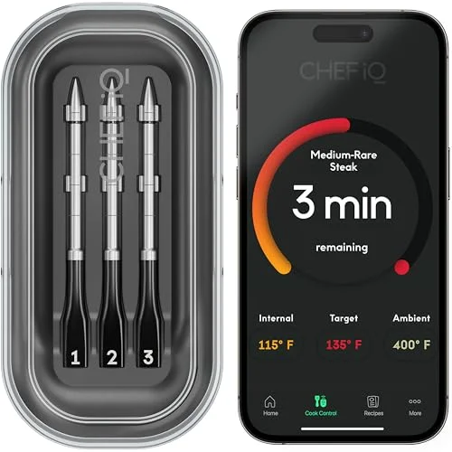 CHEF iQ Smart Wireless Meat Thermometer - Rank 6 in Best Wireless Meat Thermometer of 2025