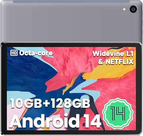Jeazans 10.1" Android Tablet, 10GB RAM, 128GB ROM - Rank 8 in Tablets