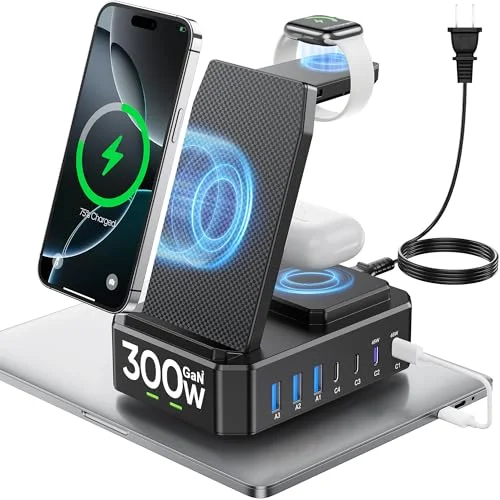 300W Apple Multi-Device Charging Station - Rank 4 in Best Iphone Charging Station of 2025