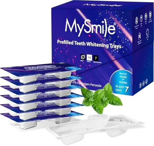 MySmile Teeth Whitening Trays Kit, 12% Hydrogen Peroxide - Rank 6 in Best Teeth Whitening Over The Counter of 2025