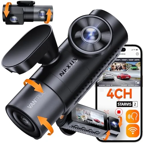 VANTRUE N5 4 Channel WiFi Dash Cam - Rank 9 in Dash Cameras