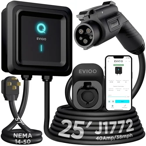 EVIQO Gen2 40 Amp Level 2 EV Charger - Rank 2 in Ev Chargers of 2025