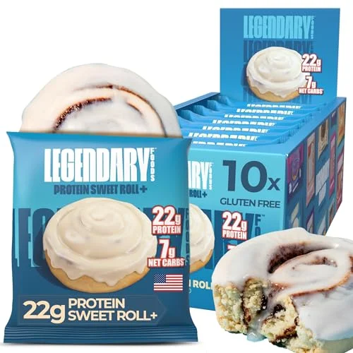 Legendary Foods High Protein Sweet Roll Bars - Rank 7 in Best Low Calorie Snack of 2025