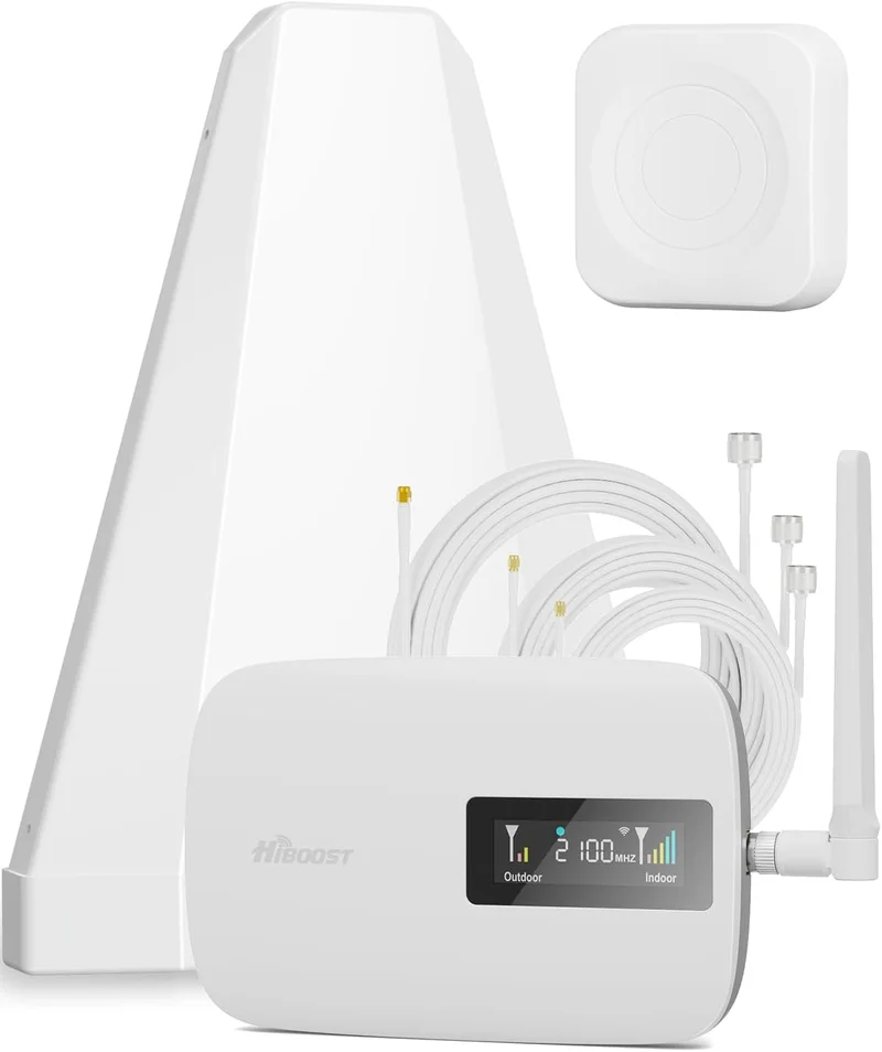 HiBoost Cell Phone Signal Booster 3000 Sq Ft - Rank 4 in Best Signal Boosters of 2025