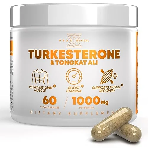 Peak Revival-X Turkesterone & Tongkat Ali Supplement - Rank 4 in Best Turkesterone of 2025