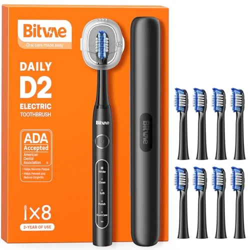 Bitvae Ultrasonic Electric Toothbrush Shadow Black - Rank 9 in Best Electric Toothbrush of 2025