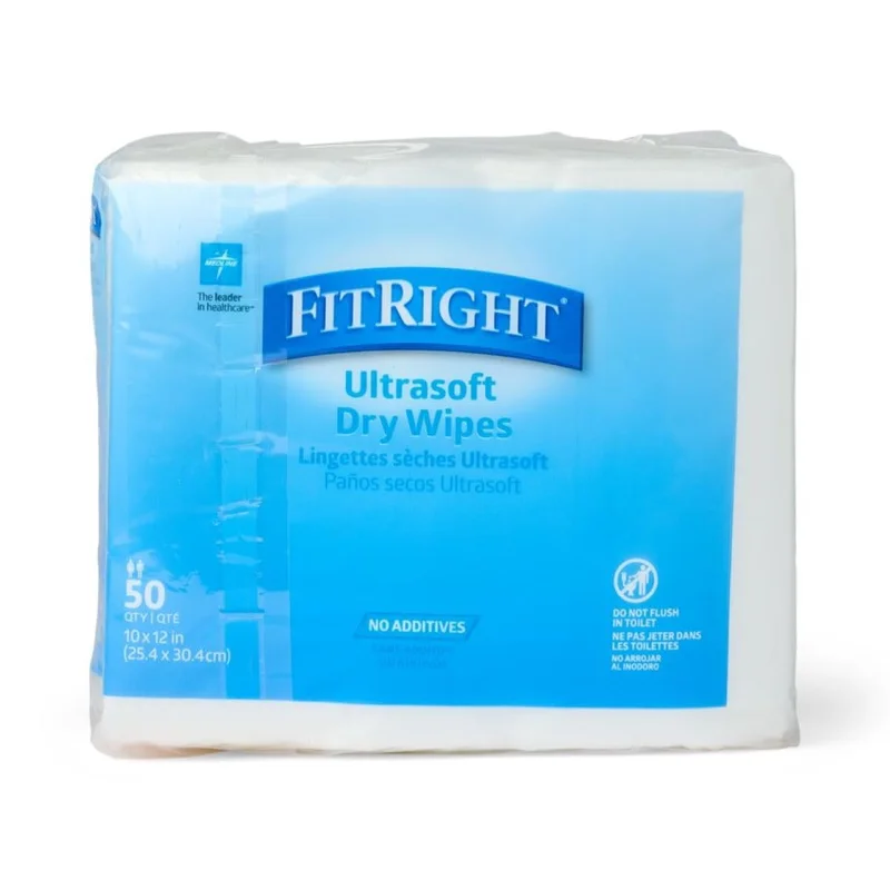 Medline Ultrasoft Dry Baby Wipes, 500 Count - Rank 9 in Best Dry Wipes of 2025