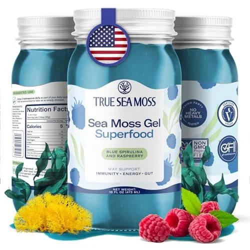 TrueSeaMoss Wildcrafted Irish Sea Moss Gel - Rank 6 in Best Blue Spirulina of 2025