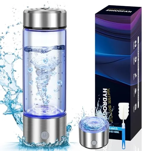 ZIHUOFAN Hydrogen Water Generator Bottle 420ml - Rank 10 in Hydrogen Water Bottles
