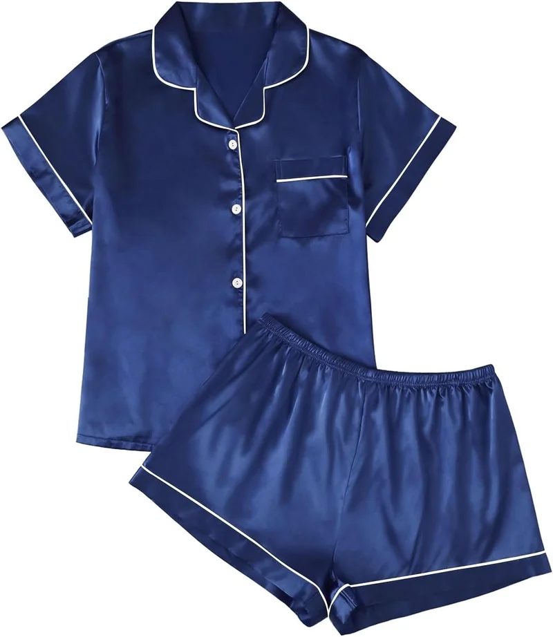 LILLUSORY Women's Silk Satin Pajama Set - Rank 5 in Best Silk Pajama of 2025