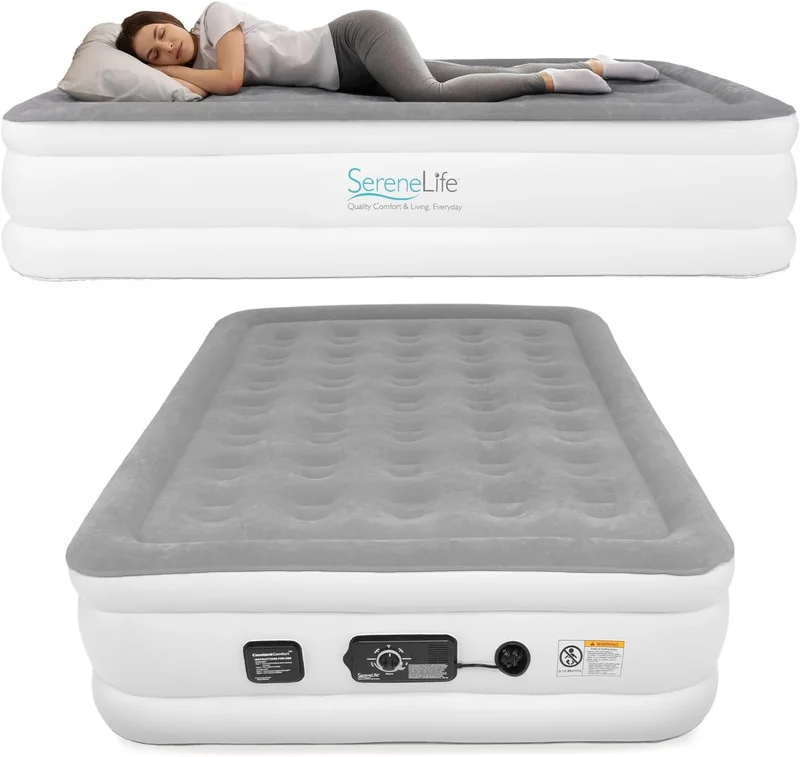 SereneLife Luxury Full Size Air Mattress - Rank 7 in Best Air Mattress of 2025