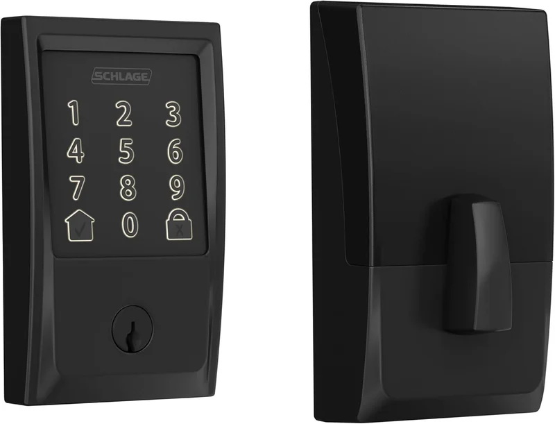 Schlage Encode Smart Wi-Fi Deadbolt Matte Black - Rank 10 in Best Top Rated Smart Locks of 2025