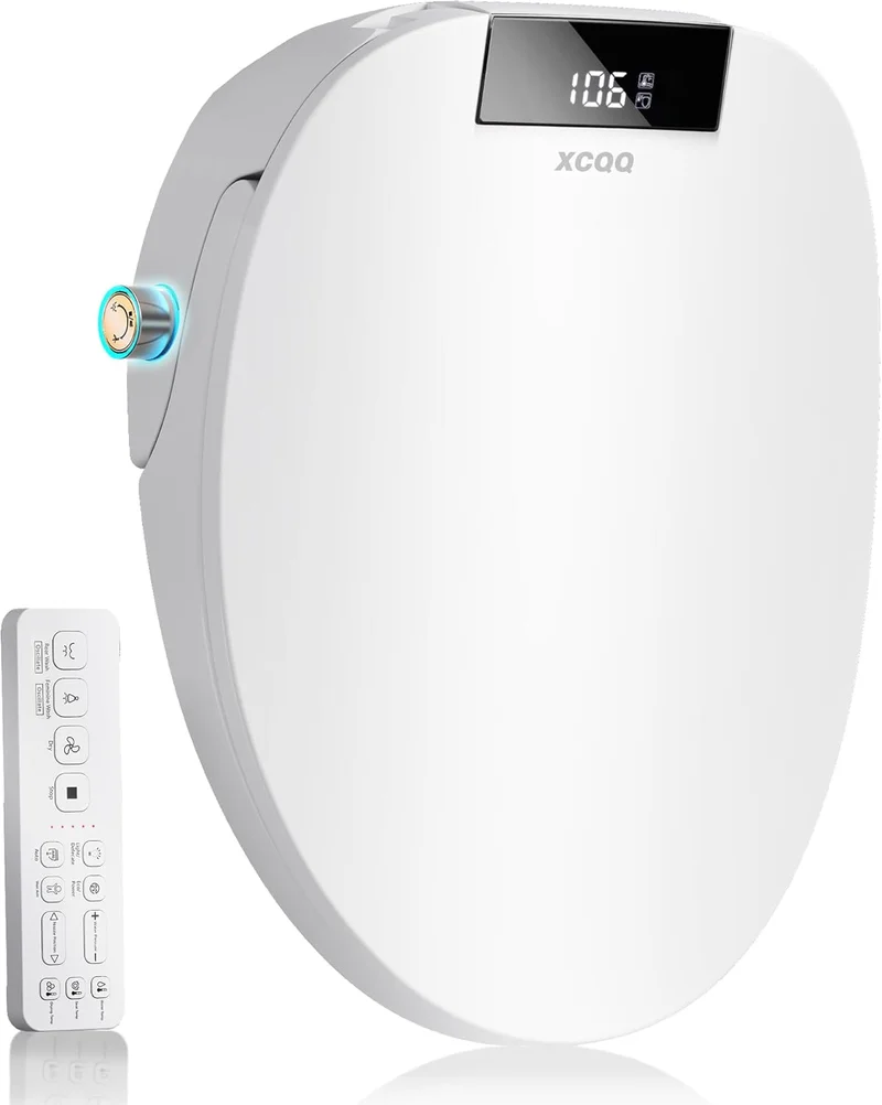 XCQQ Electric Heated Bidet Toilet Seat - Rank 7 in Best Bidet Toilet Seats of 2025