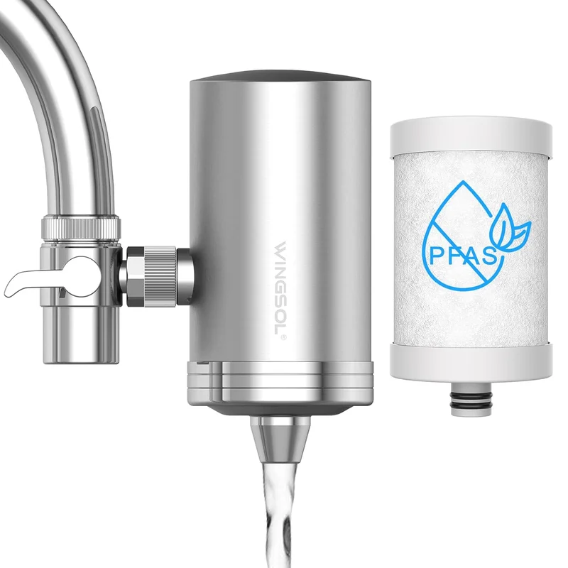 WINGSOL Stainless Steel Faucet Water Filter - Rank 3 in Best Water Sink Purifier of 2025