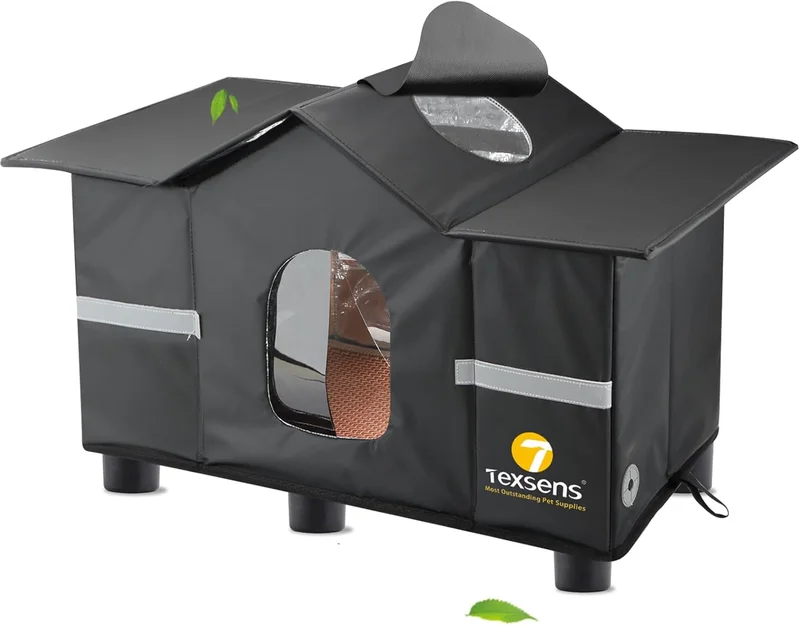 Texsens Outdoor Cat House - Rank 4 in Best Outdoor Cat House of 2025