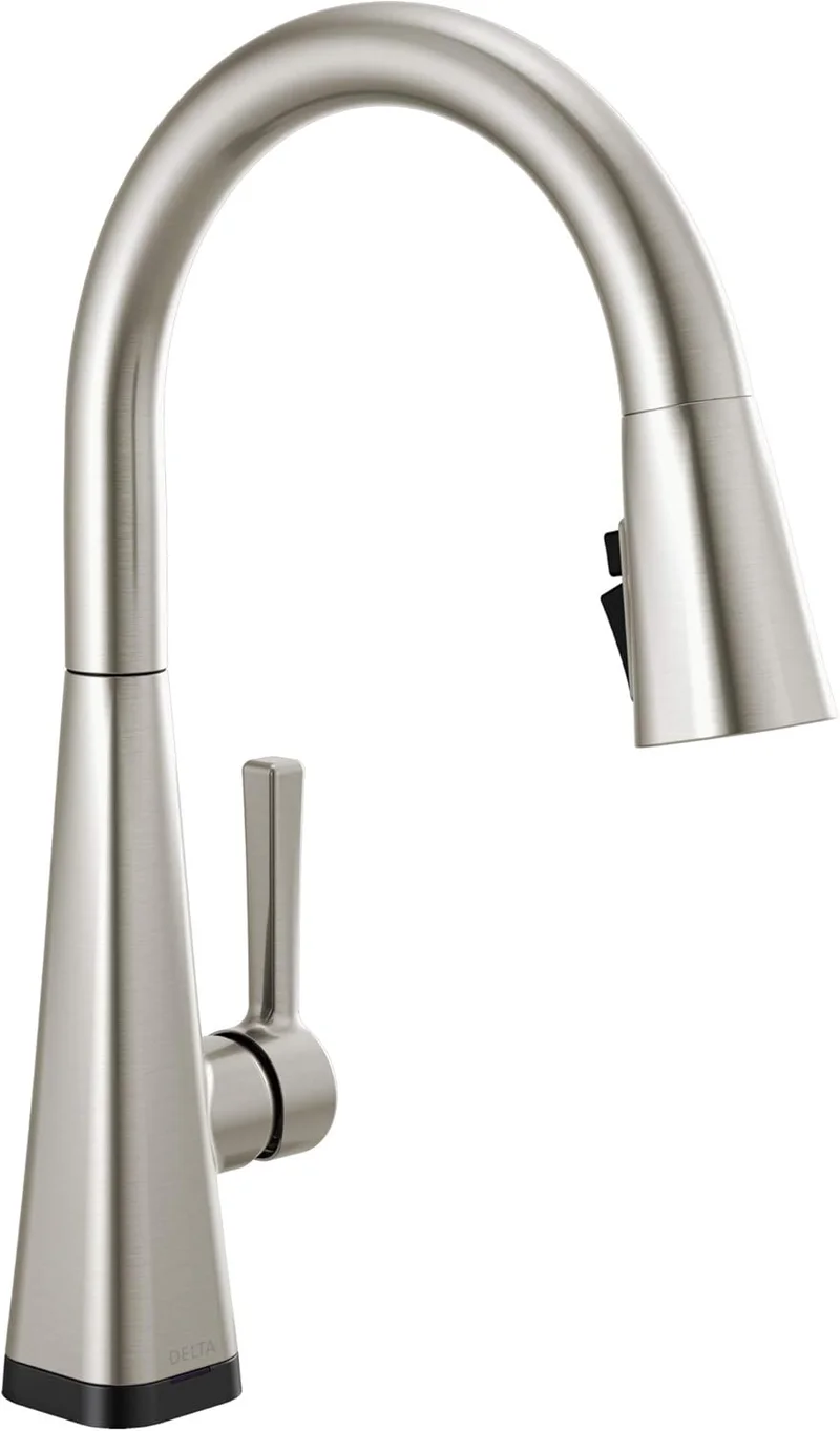Delta Faucet Lenta Touch2O Kitchen Faucet Brushed Nickel - Rank 9 in Best Touchless Kitchen Faucet of 2025