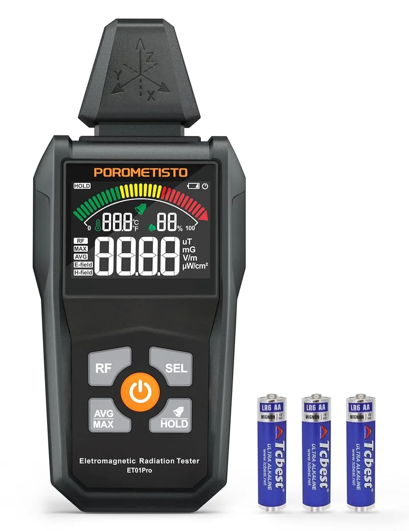POROMETISTO ET01Pro EMF Meter Detector - Rank 2 in Best Emf Reader of 2025