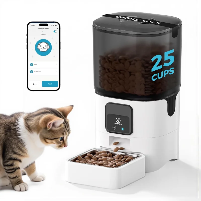 PAPIFEED Smart Automatic Pet Feeder with WiFi - Rank 6 in Best Automatic Dog Feeder of 2025
