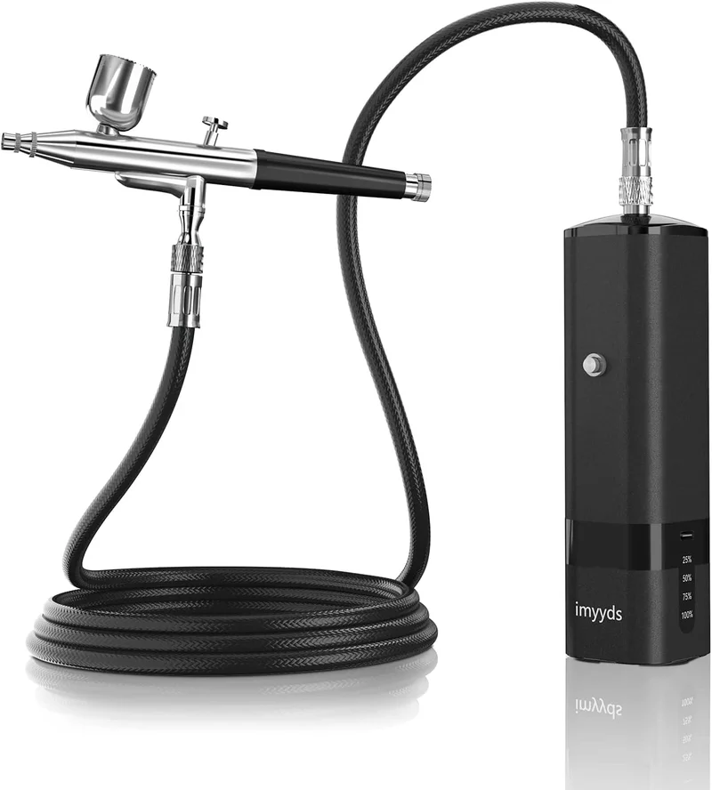imyyds Cordless Airbrush Kit with Compressor - Rank 8 in Best Airbrush of 2025