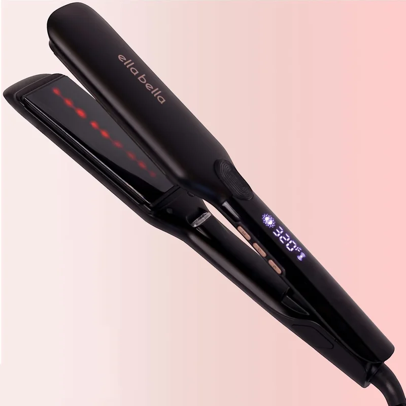 ELLA BELLA Titanium Flat Iron Hair Straightener - Rank 1 in Flat Irons