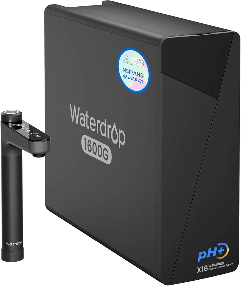 Waterdrop X16 Tankless Reverse Osmosis System - Rank 8 in Best Reverse Osmosis System of 2025