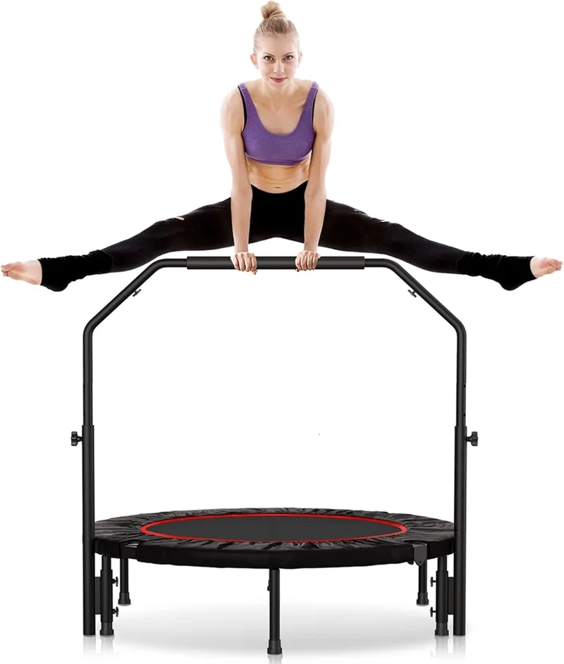 Rebounder Trampoline for Adults with Bar - Rank 4 in Best Bcan Trampoline of 2025