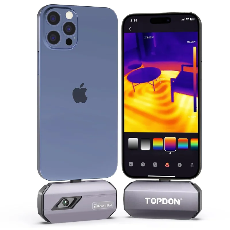 TOPDON TC002C Thermal Camera for iPhone and iPads - Rank 8 in Best Thermal Camera of 2025