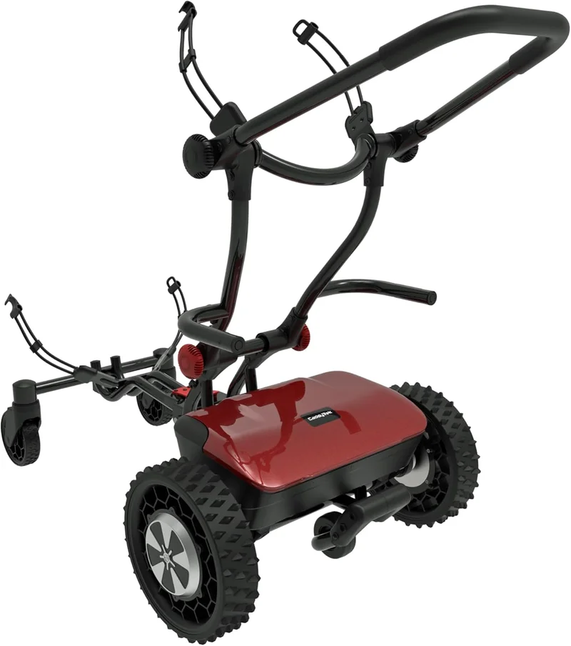 CaddyTrek R2 Red Electric Golf Cart - Rank 7 in Best Electric Golf Push Carts of 2025